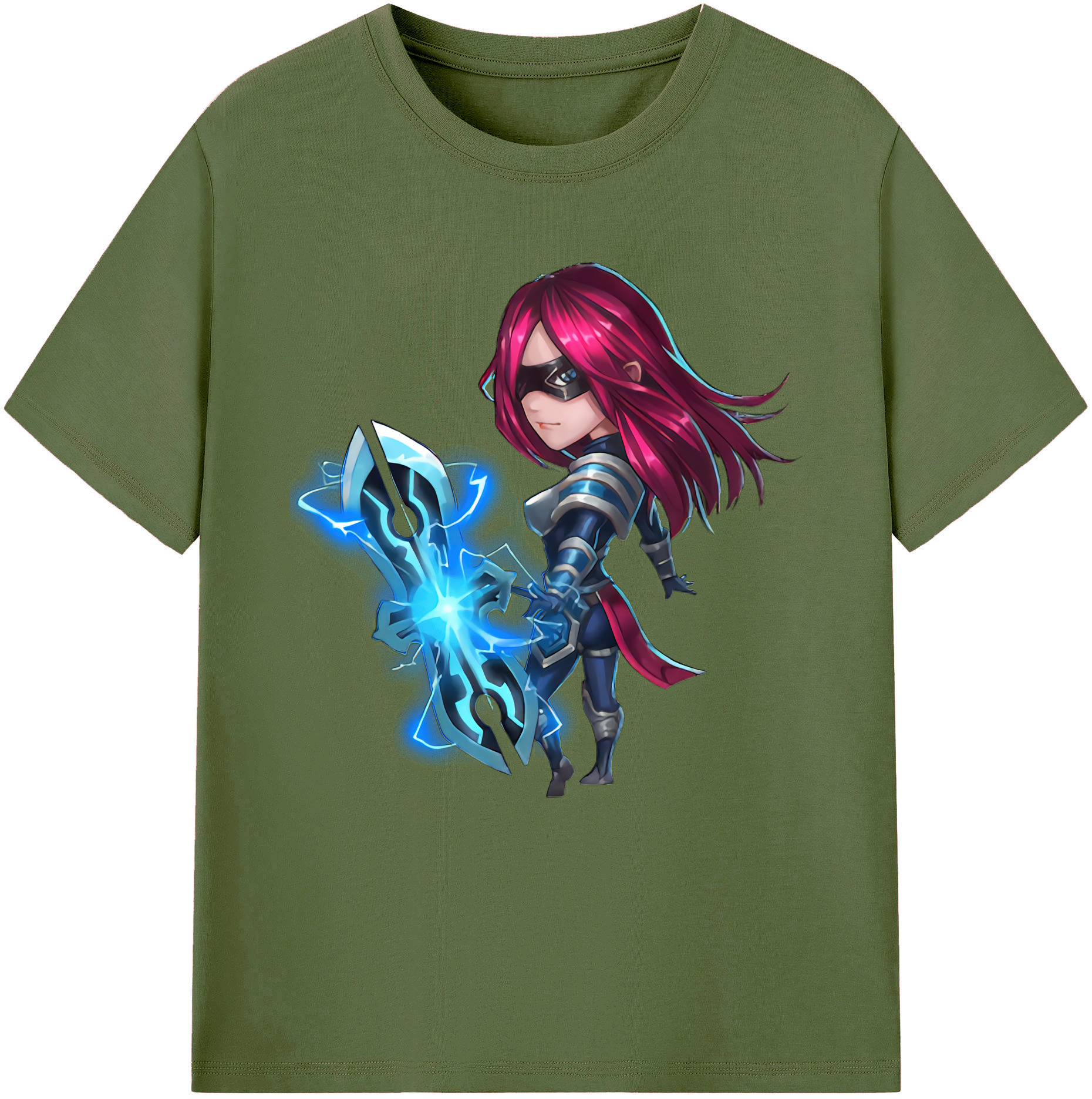 リーグ・オブ・レジェンド League of Legends LOL 綿100％半袖Tシャツ（フロントプリント）